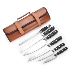 Messerrolltasche aus PU mit 6 Fächern