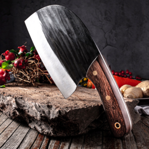 Outdoor-Hackmesser aus 4Cr13 mit Pakkaholzgriff