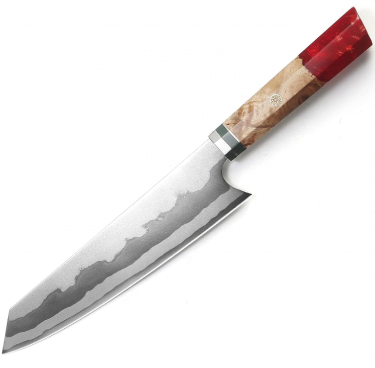 VG10-Damast Kochmesser 8 Zoll mit Harz-Holz-Griff
