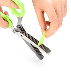 Kräuterschere mit fünf Klingen, 8 Zoll