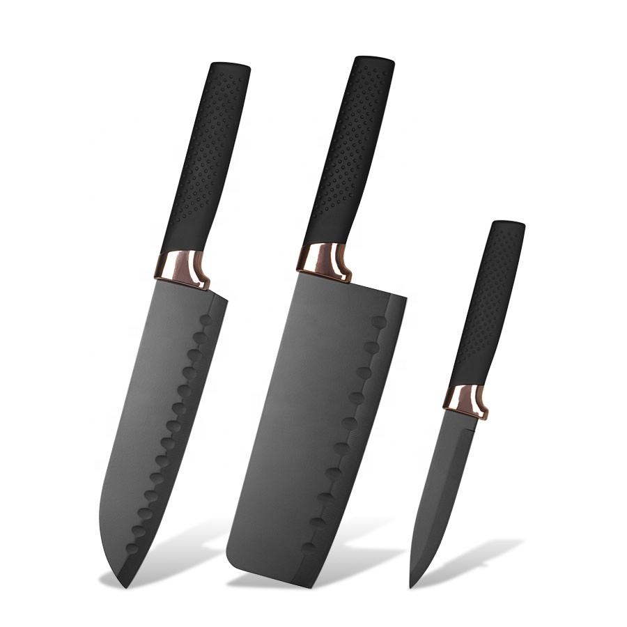 Küchenmesser-Set 3-teilig mit Beschichtung