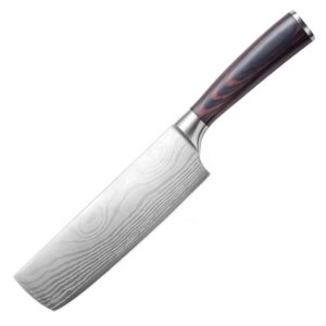 Nakirimesser 7 Zoll aus Edelstahl mit Holzgriff