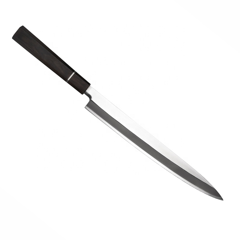 Yanagiba Sashimi-Messer aus Edelstahl mit Holzgriff