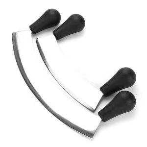 Wiegemesser aus 3Cr14-Edelstahl mit Doppelgriff